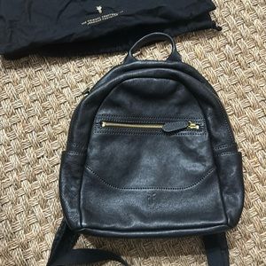 FRYE black backpack purse
